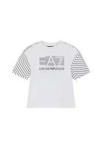 Tricou pentru Lifestyle - BOY TEE SS GRAPHIC - 7B000044-AF10378-U0002 - Alb - Alb
