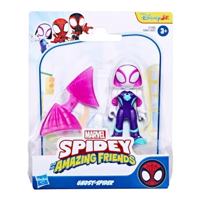 Figurina si accesoriu, Spidey And His Amazing Friends, Ghost Spider, 8 cm, G1460