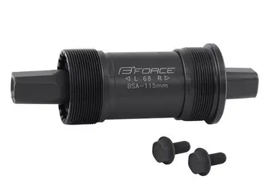 Butuc pedalier Force BSA 119 mm, ax pătrat, pentru cadre 68 mm