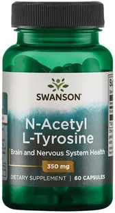 N-Acetyl L-Tyrosine, 350 mg, 60 capsule, Swanson