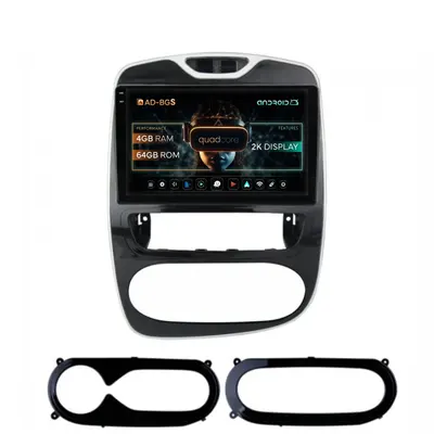 Navigatie 2K Renault Clio IV (2016-2019), Android, S-Quadcore 4GB RAM + 64GB ROM, 9.5 Inch - AD-BGS90042K+AD-BGRKIT369-1619