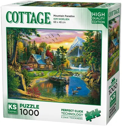Puzzle KS Games din 1000 piese - Paradis montan