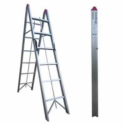 Scara pliabila ultracompacta din aluminiu MESTERINO TOOLS JL-308(2x6), 200x156x44 cm