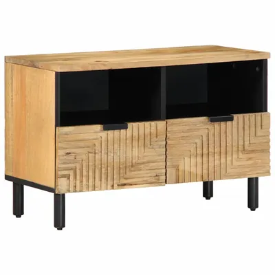 vidaXL Dulap TV maro 70x33x46 cm lemn masiv de mango