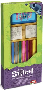 Set carioci Multiprint Stitch - 9 bucăți , cu 2 stampile