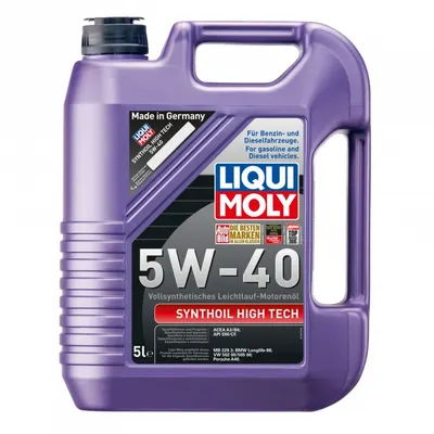 Ulei de motor Liqui Moly Synthoil High Tech 5W-40 , 5L