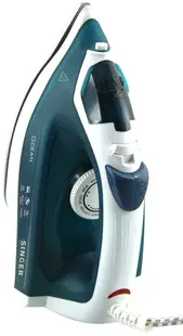Fier de călcat Singer - Ocean STI-1715, 2000W, /min, albastru/alb