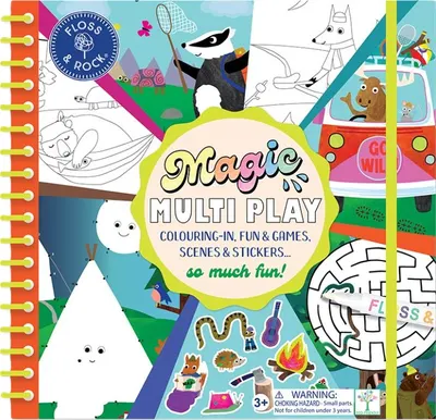 Caiet de activități Floss and Rock - Jocuri multiple