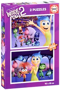 Puzzle Educa din 2 x 100 piese - Din interior spre exterior 2