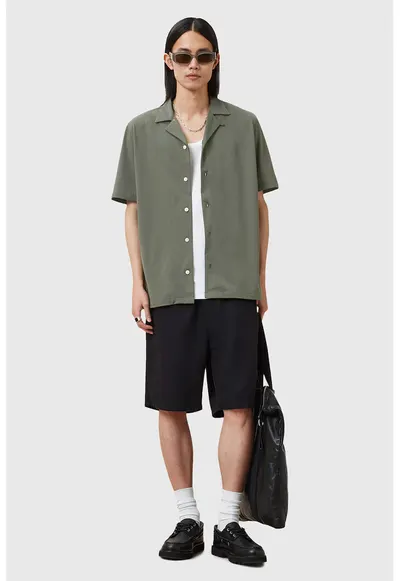 Camasa relaxed fit Hudson - Verde sparanghel