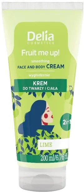 Delia Fruit Me Up! Cremă de față și corp, lime, 200 ml