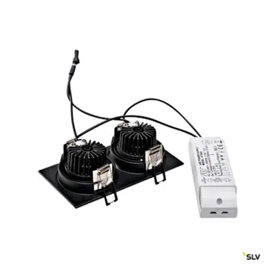 NEW TRIA2DL SQ.Set 2x6W UWWnegru2700K, 38°