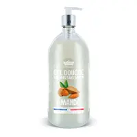 Gel de dus cu Migdale Surgras fara sapun, 1l, Les Petites Bains de Provence