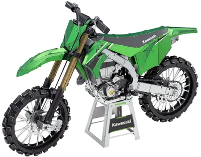 Model metalic de asamblat Metal Earth: Premium Series - Kawasaki KX-450 (Dirt Bike)