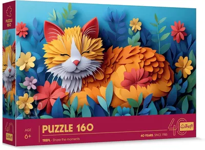 Puzzle Trefl cu 160 de piese - Pisică mică