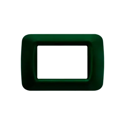 Placa ornament Verde Racing 3 module Gewiss System