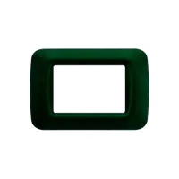 Placa ornament Verde Racing 3 module Gewiss System