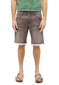 Blugi Barbati Scurti - Chicago Shorts - Marime 32 - Gri - Regular Fit - Bumbac - Design Clasic Casual - Lungime Scurta - Ideal Pentru Uz Zilnic