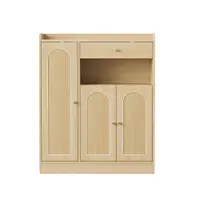 Dulap pentru pantofi din rattan, Culoare naturală | Aosom Romania