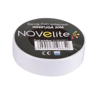 Banda Izolatoare IGN PVC 20m Alb