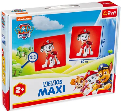 Joc de sociatate de memorie Memos Maxi - Dog Patrol - Pentru copii