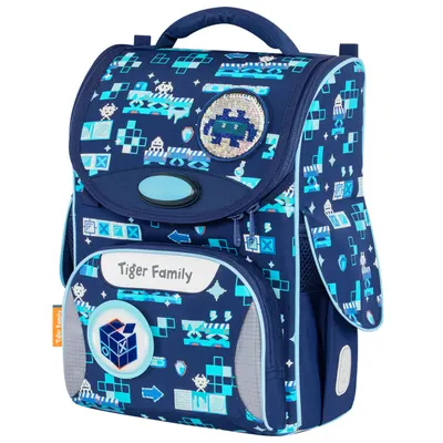 Ghiozdan Nature Quest Pro, 35x31x19cm, Iceman Wonders, Go Ocean, Tiger Family