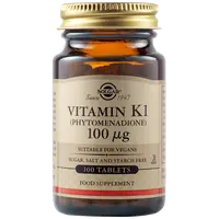 Vitamina K1 100mcg, 100 tablete, Solgar