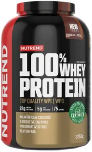 100% Whey Protein, ciocolată cu cacao, 2250 g, Nutrend