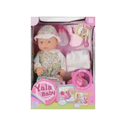 Jucarie papusa bebelus Yala Baby 40cm + accesorii, 27x38x16cm, diverse modele, MegaCreative, 543738