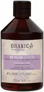 Ohanic Șampon pentru neutralizarea nuanțelor galbene No Yellow, 250 ml