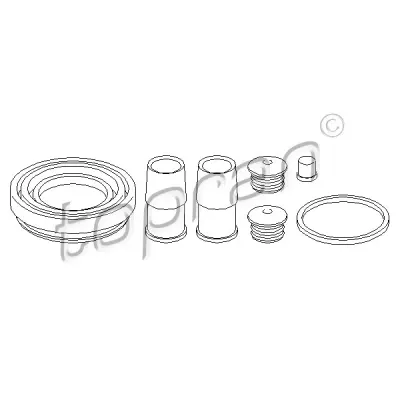 Set reparatie, etrier TOPRAN 205 787