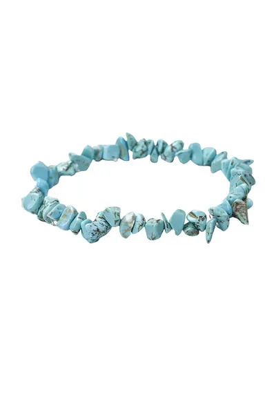 Bratara turquoise - cu pietre - pe elastic - 22 cm - Mariken C1