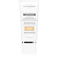 Institut Esthederm Photo Reverse Protective Anti-Dark Spots Tinted Face Care crème de protectie anti-acnee cu o protectie UV ridicata culoare Medium Beige 50 ml