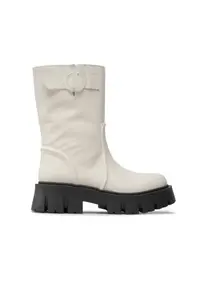 Ghete dama 301715467 - Piele naturala - 37 EU - Alb