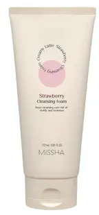 Missha Spumă de curățare Creamy Latte Strawberry, 172 ml