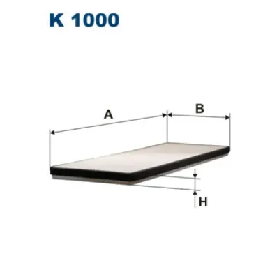 Filtru, aer habitaclu FILTRON K 1000