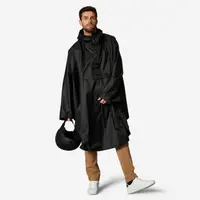 Poncho Ciclism Oraş 100 Negru