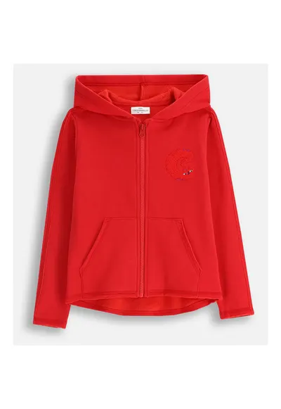 Hanorac cu fermoar si captuseala din fleece