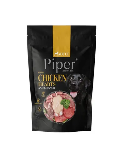 PIPER Animals inimi pui și spanac hrană câini 10x500 g