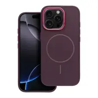 Husa cu Magsafe pentru iPhone 16 Pro, Frame Mag Cover, Mov Engros