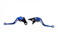 Set 2 manete frana si ambreiaj reglabile Honda CB600 98-06 CBR600 F2,F3,F4 NC700S, culoare albastru