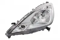 Far fata stanga (H4, electric, manual, fara motoras, culoare interior: cromat, culoare semnalizator: alb) potrivit HONDA JAZZ III 01.11-12.15