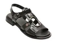 Sandale GRYXX negre, 3810101, din piele naturala lacuita