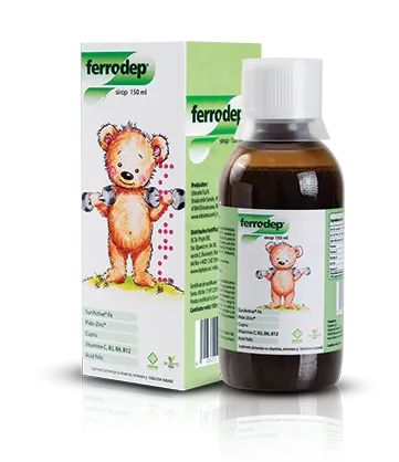 Sirop pentru copii Ferrodep, 150ml, Dr. Phyto