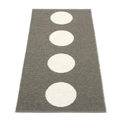 Covor tip traversă pentru interior și exterior gri închis 70x150 cm Vera Charcoal – Pappelina