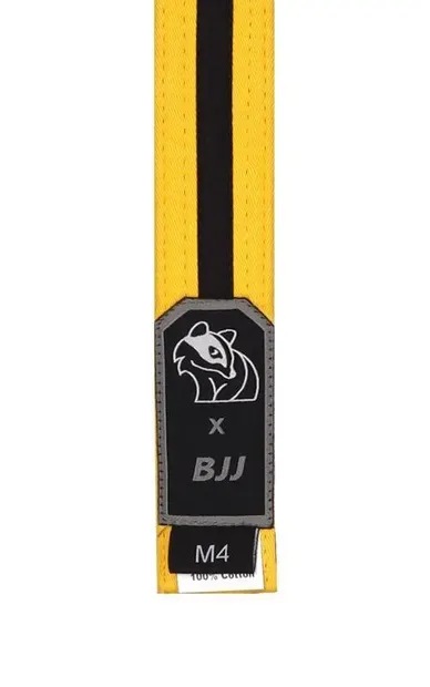 Centura BJJ Juniori DAX SPORTS Galben/Negru