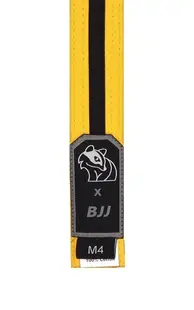 Centura BJJ Juniori DAX SPORTS Galben/Negru