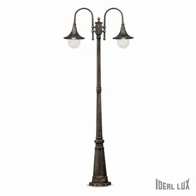 Stalp iluminat pentru exterior Cima, 2 becuri, dulie E27, D:830 mm, H:2160 mm
