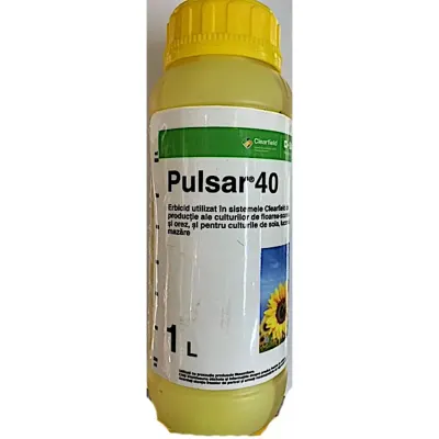 Pulsar 40 1L, erbicid selectiv postemergent, BASF, buruieni dicotiledonate anuale si monocotiledonate in culturile de floarea soarelui, mazare, orez, soia - Default Title