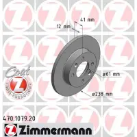 Disc frana ZIMMERMANN 470.1079.20
